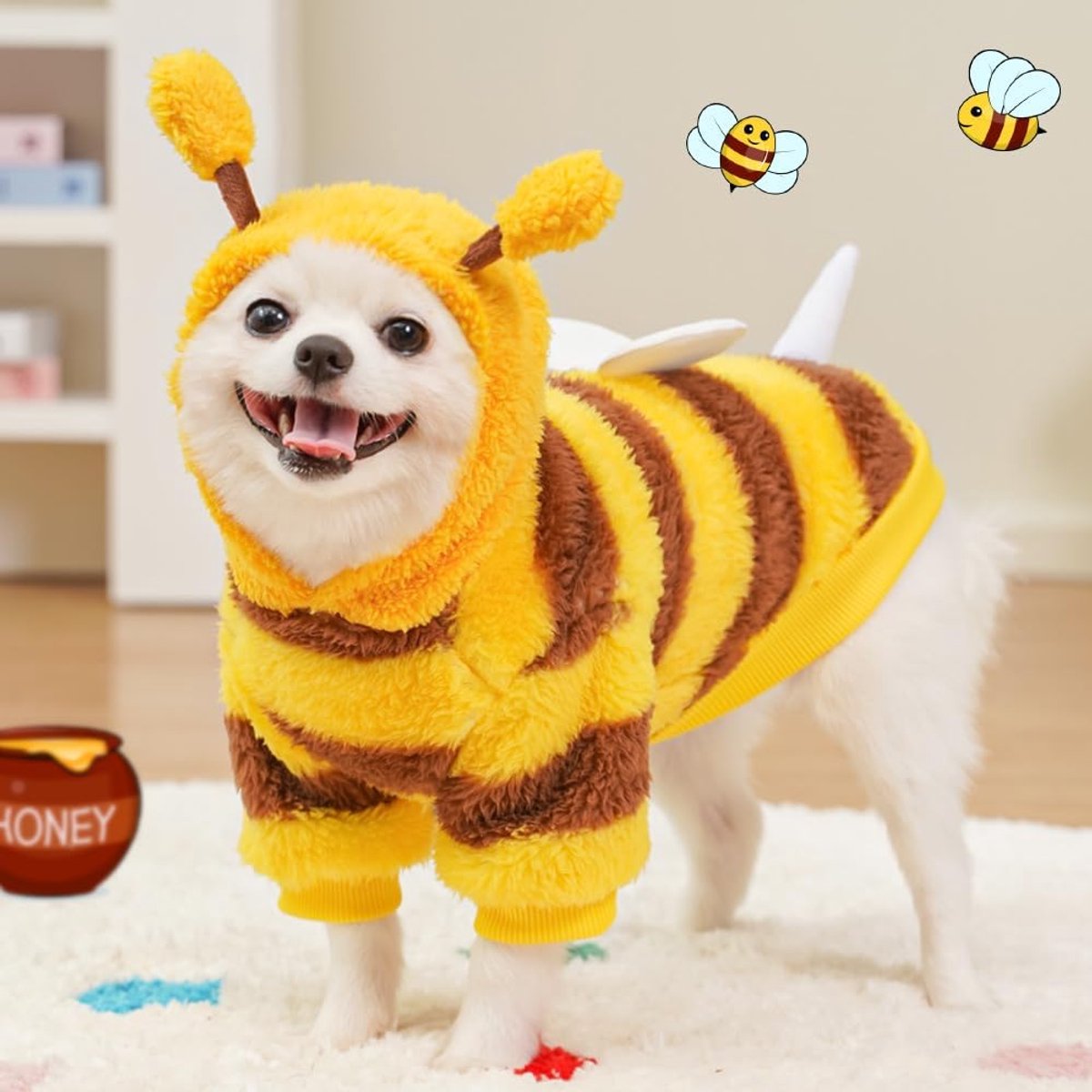 Bumblebee Fleece Hoodie (Medium)